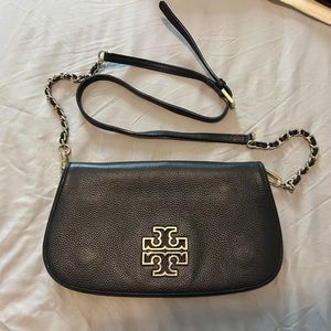 Tory Burch Authentic Britten Clutch Crossbody
